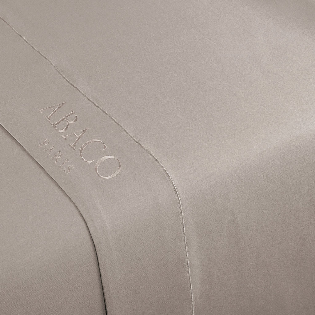 Uni 1 Baratta - Drap Plat - Satin De Coton - Taupe 01