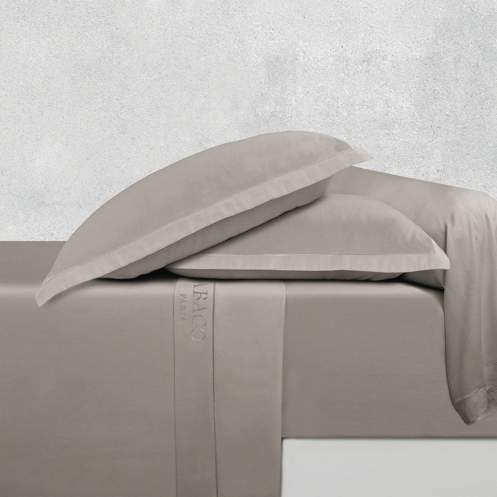 Uni 1 Baratta - Drap Plat - Satin De Coton - Taupe 01