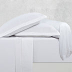 Uni 1 Baratta - Taie D'Oreiller - Satin De Coton - Blanc 01