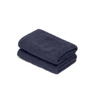 Ecume - Serviette De Bain Coton Peigné Lt - Bleu Marine