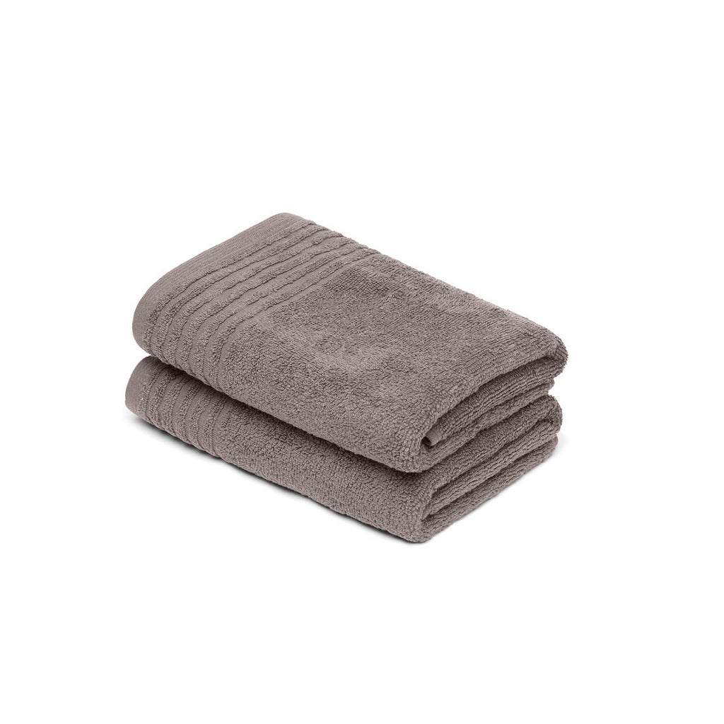 Ecume - Serviette De Bain Coton Peigné Lt - Brun