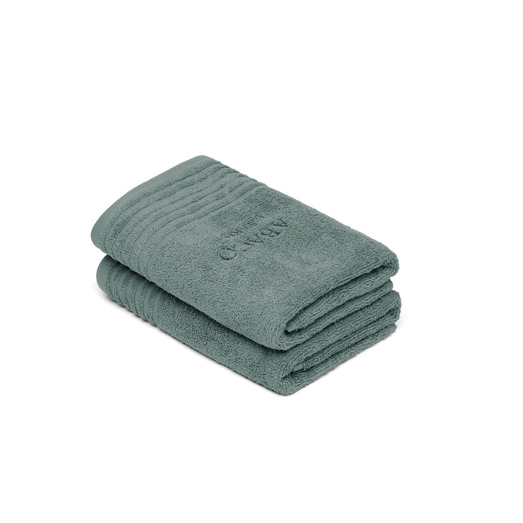 Ecume - Serviette Coton Peigné Lt - Vert Bouteille