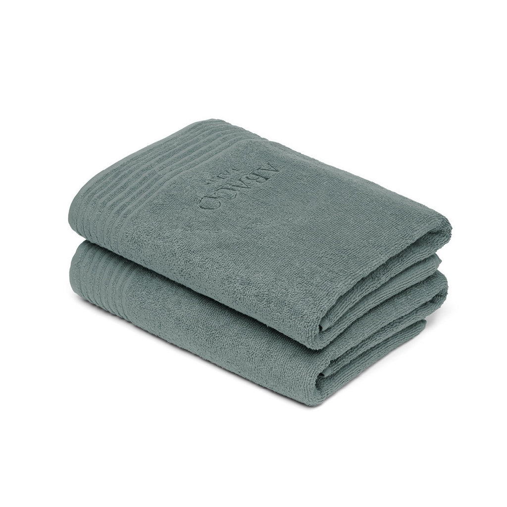 Ecume - Drap De Bain Coton Peigné Lt - Vert Bouteille