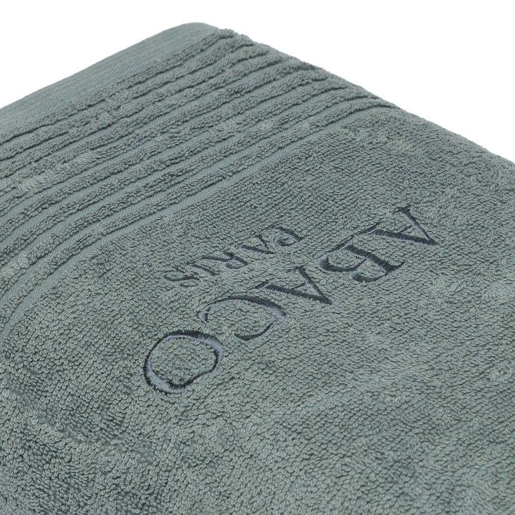 Ecume - Drap De Bain Coton Peigné Lt - Vert Bouteille