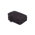 Ecume - Gant De Toilette Coton Peigné Lt - Gris Foncé