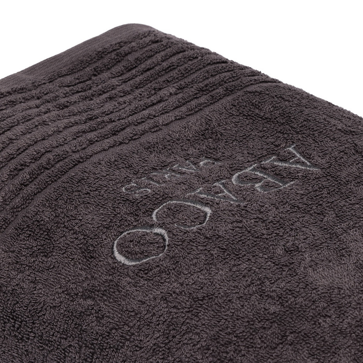 Ecume - Gant De Toilette Coton Peigné Lt - Gris Foncé