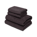 Ecume - Serviette + Drap De Bain Coton Peigné Lt - Gris Foncé