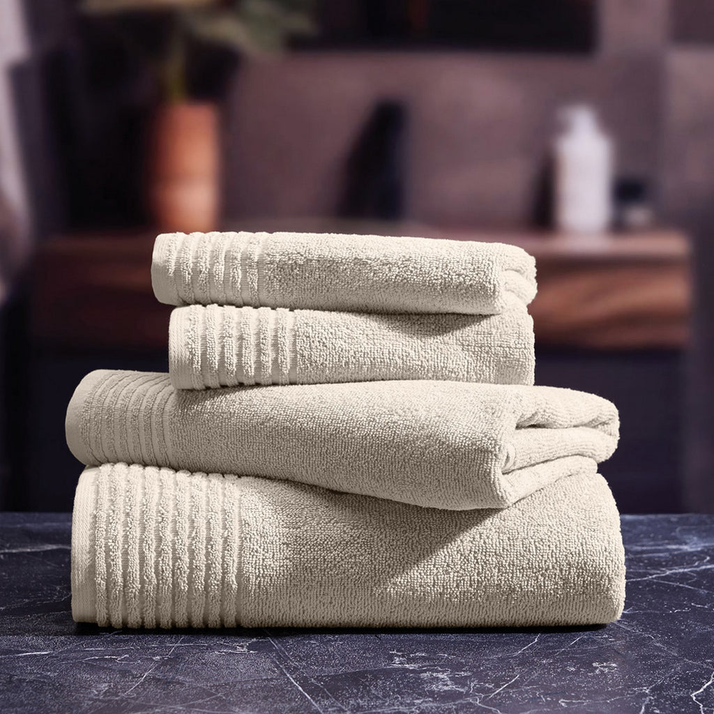 Pattern 19 - Tapis De Bain Coton - Ivoire