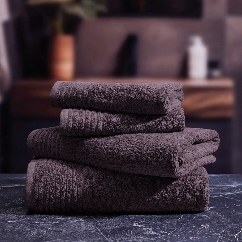 Ecume - Gant De Toilette Coton Peigné Lt - Mauve