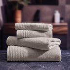 Ecume - Serviette De Bain Coton Peigné Lt - Sable