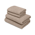 Ecume - Serviette + Drap De Bain Coton Peigné Lt - Taupe