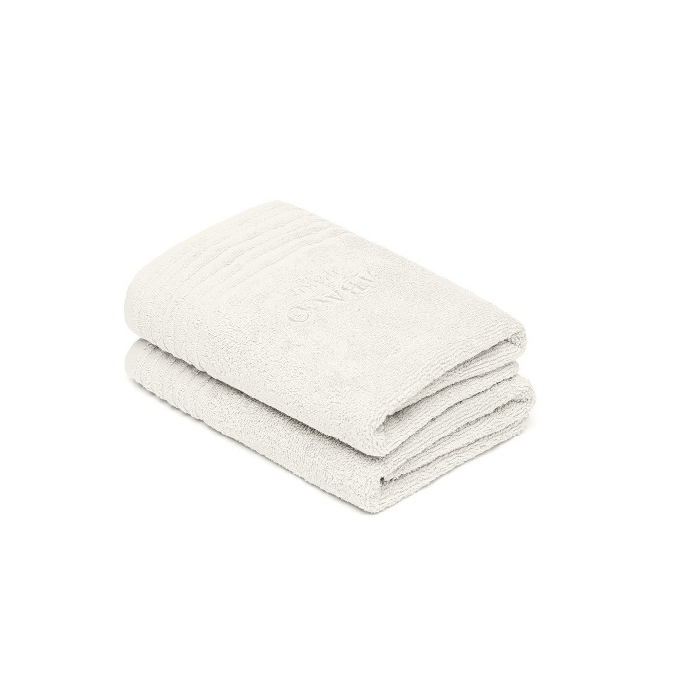 Ecume - Serviette Coton Peigné Lt - Blanc
