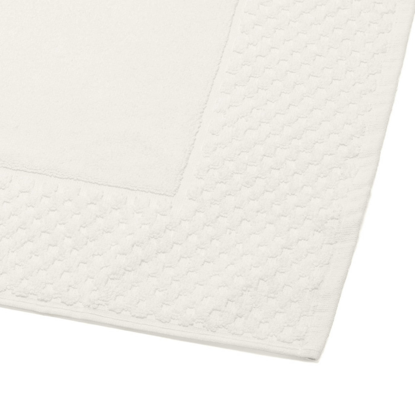 Pattern 18 - Tapis De Bain Coton - Blanc