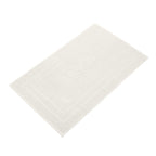 Pattern 19 - Tapis De Bain Coton - Blanc