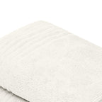 Ecume - Serviette De Bain Coton Peigné Lt - Blanc