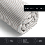 Wild - Sábana Bajera - Satén De Algodón - Topo