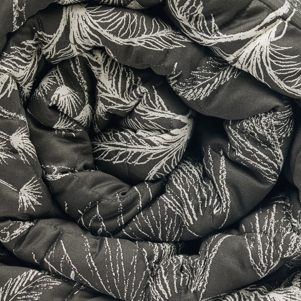 Wild - Colcha - Satén de algodón - Negro