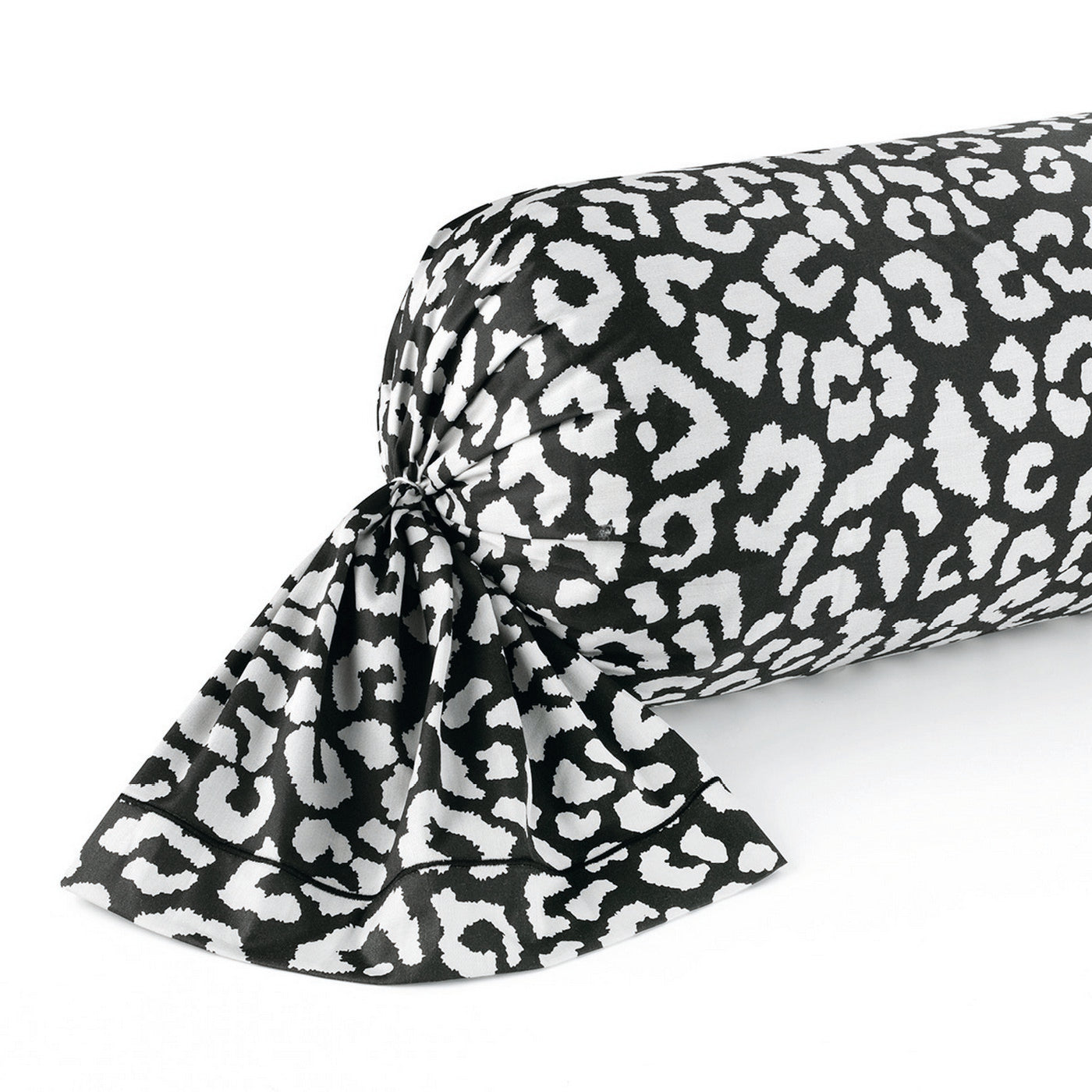 Instinct - Taie De Traversin - Satin De Coton - Noir