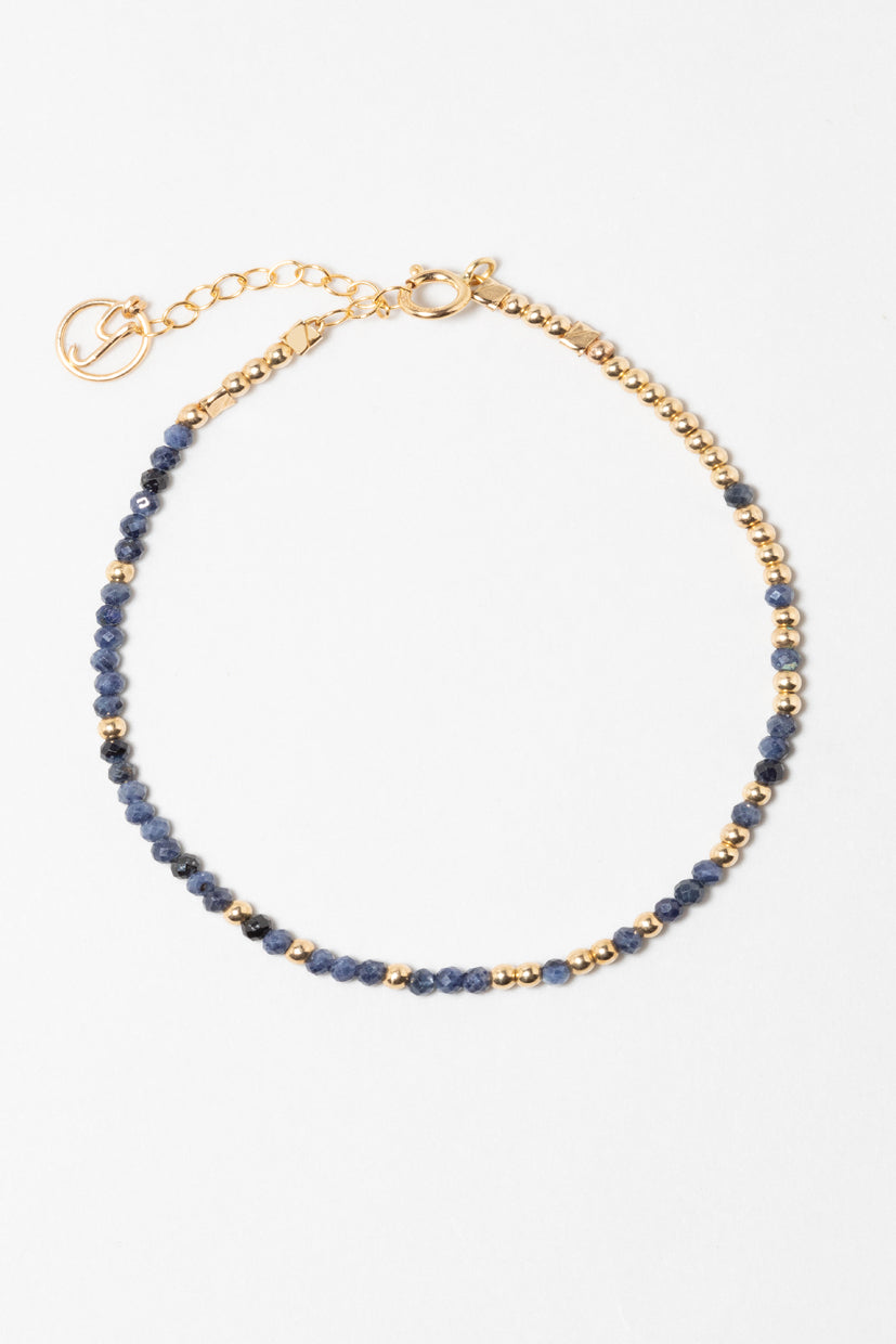 Queen Bracelet - Sapphire - Gold