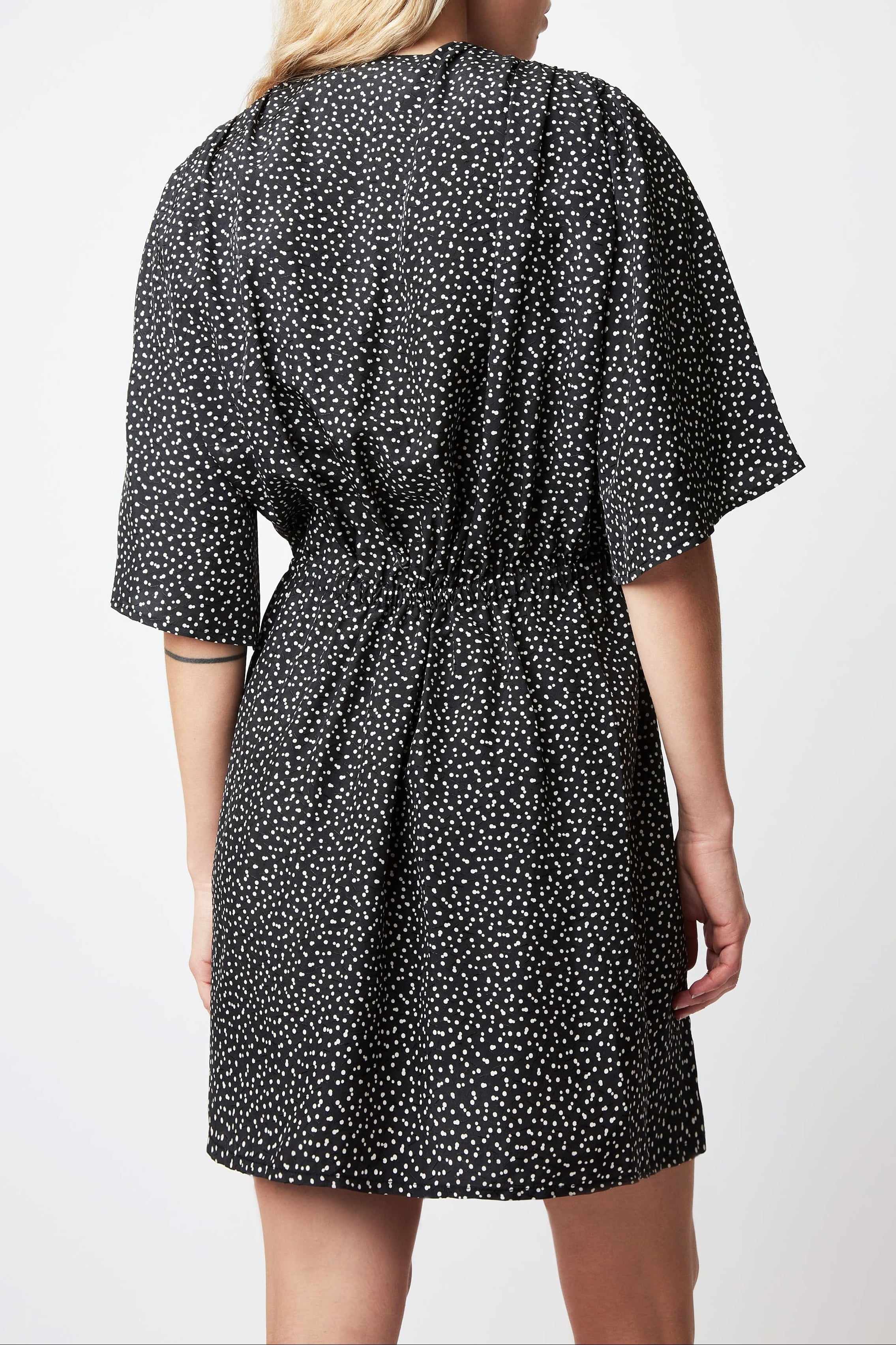 JOKER TIC TAC DRESS BLACK