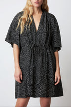 JOKER TIC TAC DRESS BLACK
