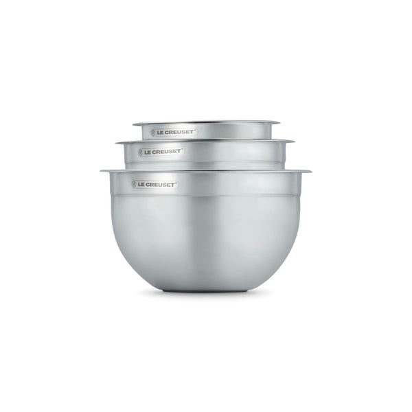Set de 3 Boles Mezcladores - Acero Inoxidable
