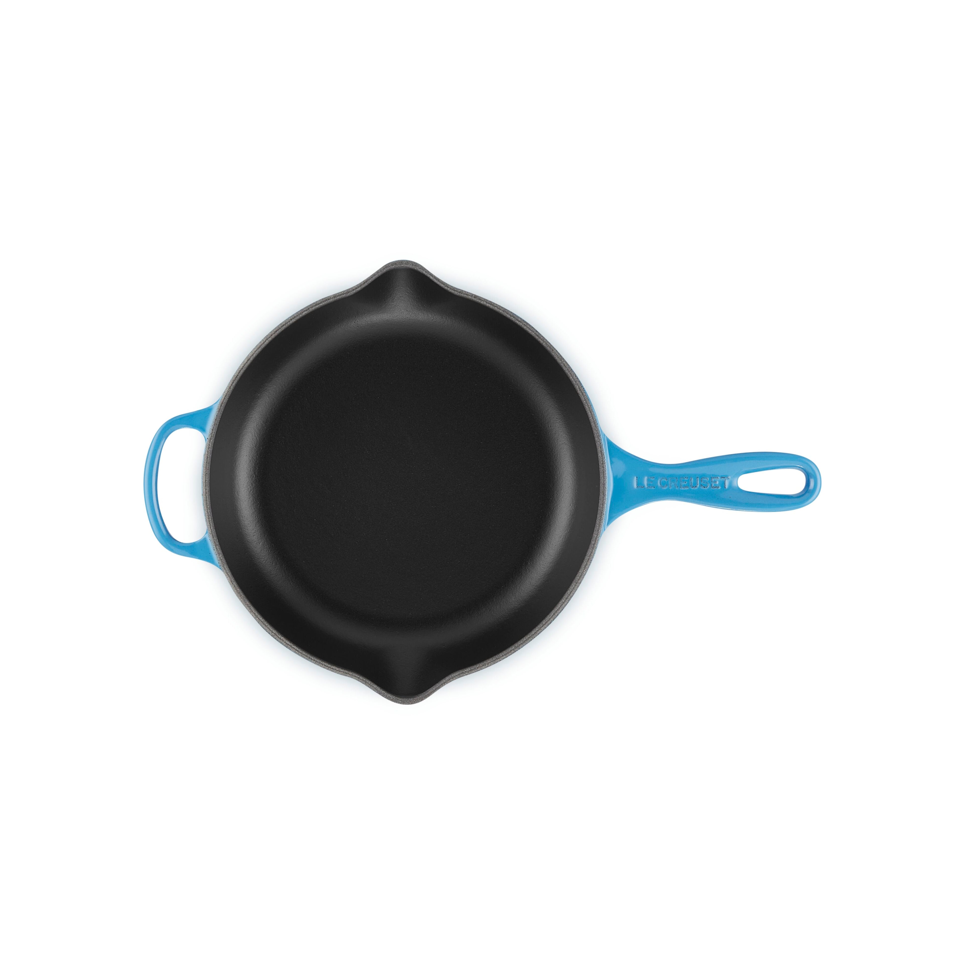 Skillet Rond Signature - Fonte Émaillée - 23Cm - Azur - Fonte Emaillée