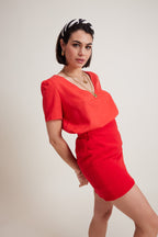 Top Francesca Rojo