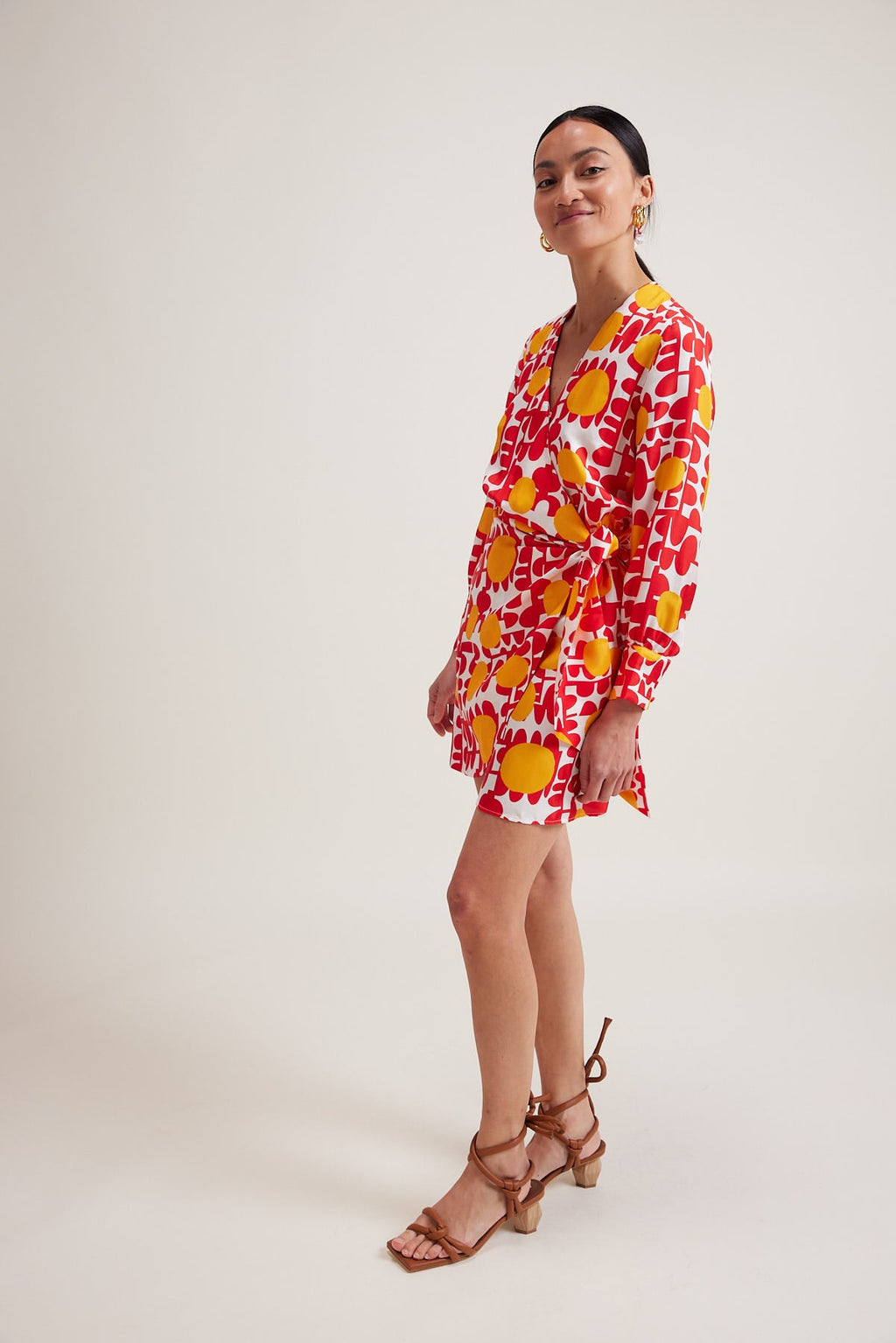 Red Sun Roman Dress