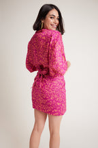 Jupe Margaux Leopardo Pink