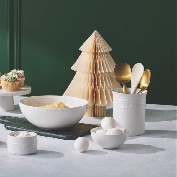 Utensil Pot - Ceramic - 1L - White