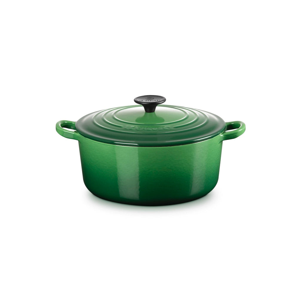 Cocotte Redonda Tradition - Hierro Fundido Esmaltado - 24 Cm - Bamboo - Botón Fenólico