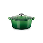 Cocotte Redonda Tradition - Hierro Fundido Esmaltado - 24 Cm - Bamboo - Botón Fenólico