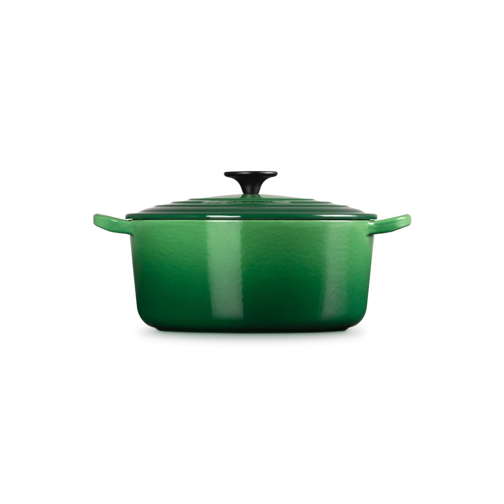 Cocotte Redonda Tradition - Hierro Fundido Esmaltado - 24 Cm - Bamboo - Botón Fenólico