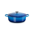 Cocotte Risotto Signature - Hierro Fundido Esmaltado - 30 Cm - Azur - Botón Inox