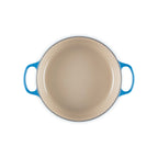 Cocotte Risotto Signature - Hierro Fundido Esmaltado - 30 Cm - Azur - Botón Inox
