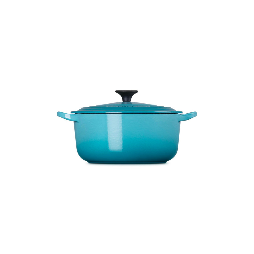 Cocotte Ronde Tradition - Fonte Emaillée - 20Cm - Caraïbes - Bouton Phénolique