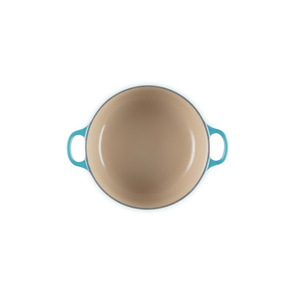 Cocotte Ronde Tradition - Fonte Emaillée - 20Cm - Caraïbes - Bouton Phénolique