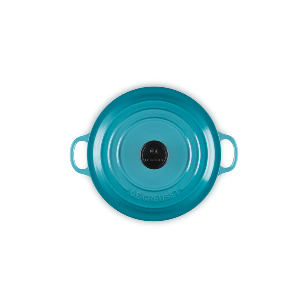Cocotte Ronde Tradition - Fonte Emaillée - 20Cm - Caraïbes - Bouton Phénolique