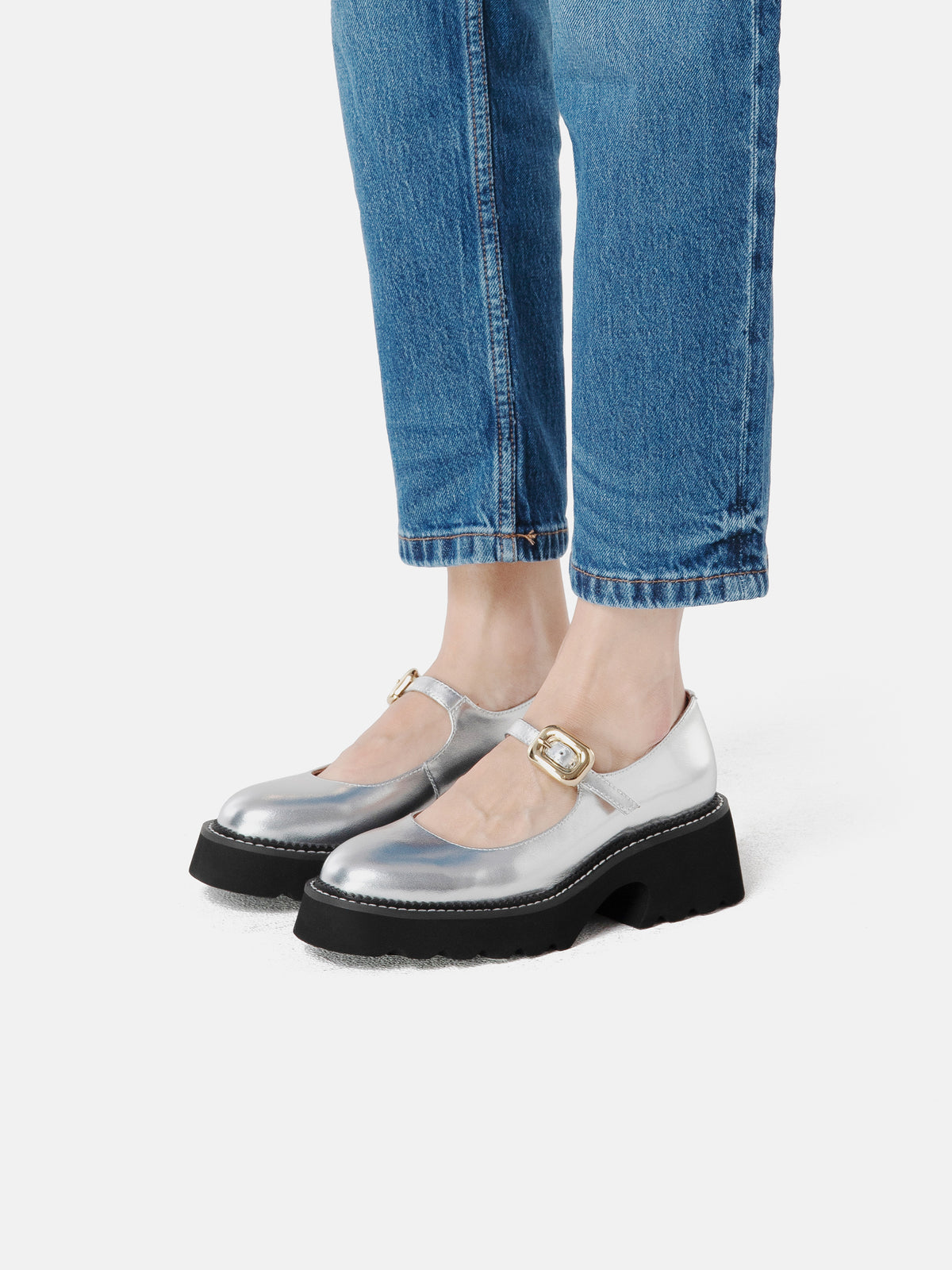 Zapatos derby Four Seasons - Plata