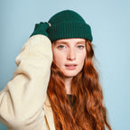 Wool Beanie - Green