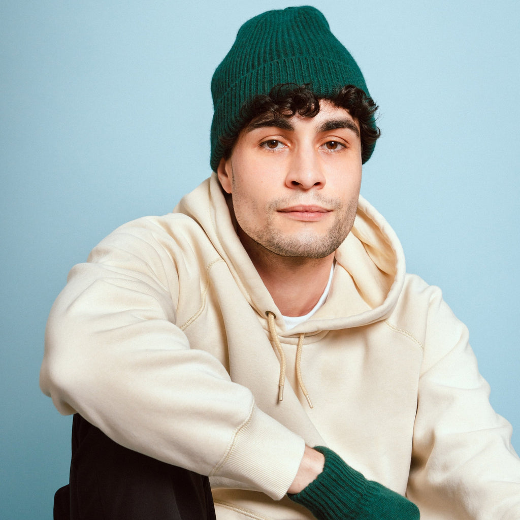 Wool Beanie - Green