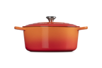 Cocotte Redonda Signature - Hierro Fundido Esmaltado - 26 cm - Volcánico