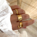 Bague "Selma" acier-Bagues-instants-plaisirs-Instants Plaisirs | Bijoux