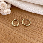 Créoles "Kesya" acier-Boucles d'oreilles-instants-plaisirs-Instants Plaisirs | Bijoux