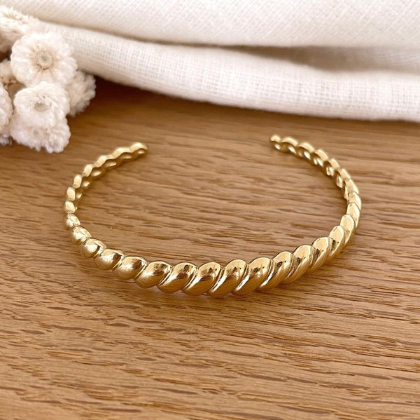 Brazalete de acero “Aquiles”-Pulseras-instants-placer-Instants Plaisirs | Joyas