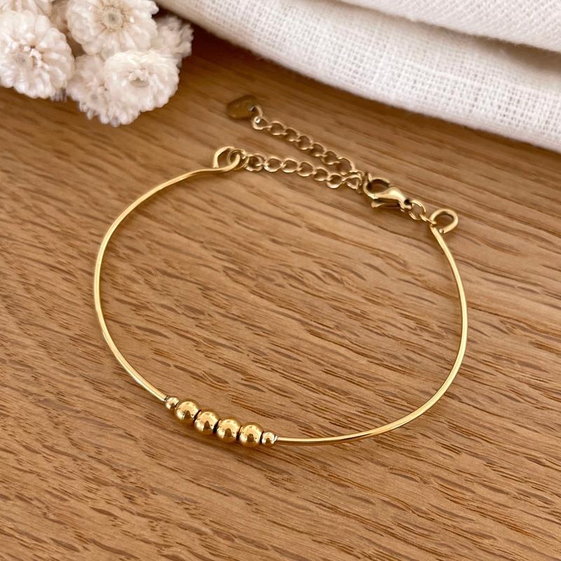 "Leon" steel bangle-Bracelets-instants-pleasures-Instants Plaisirs | Jewelry