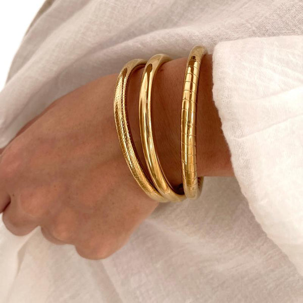Brazaletes de acero "Rio"-Pulseras-placeres-instants-Instants Plaisirs | Joyas