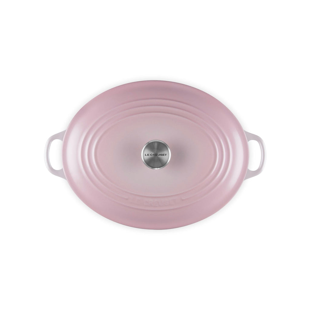 Tradition Oval Casserole - Enameled Cast Iron - 31Cm - Shell Pink - Stainless Steel Knob