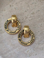 Boucles D'Oreilles Moschino Vintage
